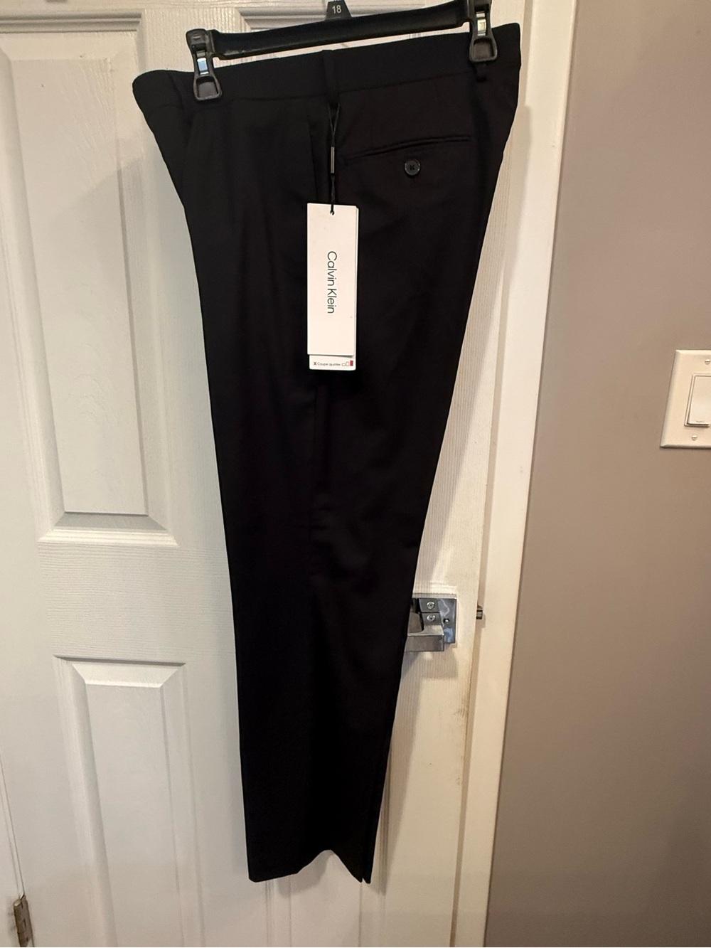 Calvin Klein Black Men's Dress Trousers 34W x 30L